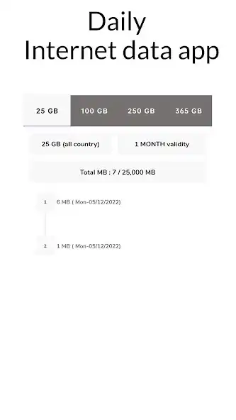 Play Internet data app : 25 gb pack as an online game Internet data app : 25 gb pack with UptoPlay