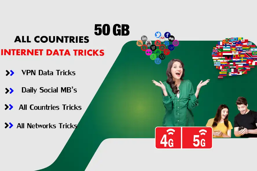 Play Internet Data app 50 GB Tricks as an online game Internet Data app 50 GB Tricks with UptoPlay