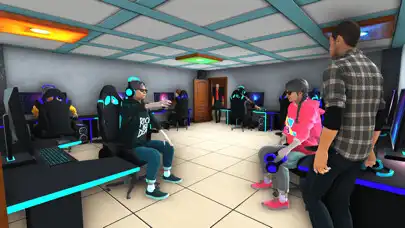 Play Internet Gaming Cafe Job Sim as an online game Internet Gaming Cafe Job Sim with UptoPlay