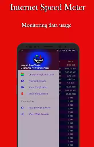 Play Internet Speed Meter ( Data Traffic Monitoring ) as an online game Internet Speed Meter ( Data Traffic Monitoring ) with UptoPlay