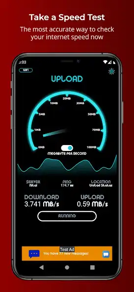 Play Internet SpeedTest - 0kla  and enjoy Internet SpeedTest - 0kla with UptoPlay