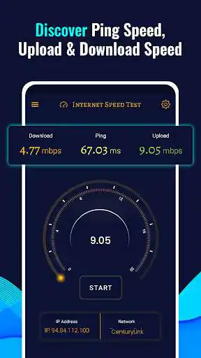 Play Internet Speed Test Meter App  and enjoy Internet Speed Test Meter App with UptoPlay