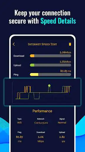 Play Internet Speed Test Meter App as an online game Internet Speed Test Meter App with UptoPlay