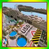 Free play online Interstellar spaceships base. MCPE Map APK