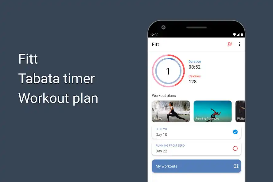 Play Interval timer  fit training  and enjoy Interval timer  fit training with UptoPlay