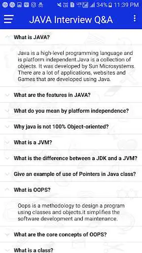 Play Interview questions Answer For Android as an online game Interview questions Answer For Android with UptoPlay