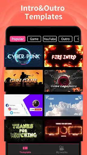 Play Intro Maker -video intro outro  and enjoy Intro Maker -video intro outro with UptoPlay