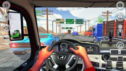 Play In Truck Driving: Euro Truck as an online game In Truck Driving: Euro Truck with UptoPlay