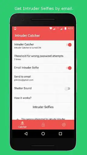 Play Intruder Catcher: Lock Screen and App protection as an online game online Intruder Catcher: Lock Screen and App protection with UptoPlay com.augustro.intrudercatcher Play Intruder Catcher: Lock Screen and App protection as an online game Intruder Catcher: Lock Screen and App protection with UptoPlay