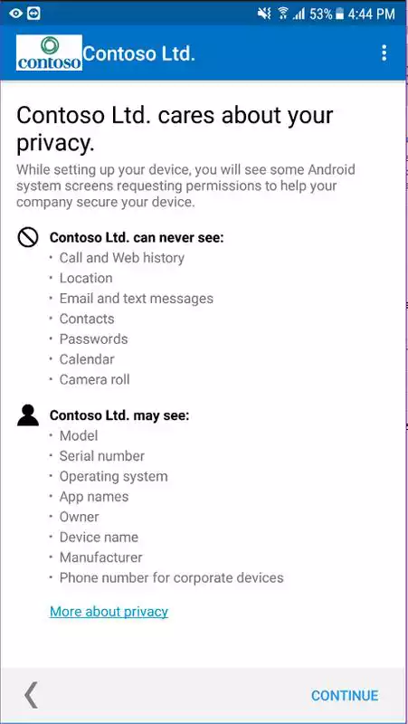 Play Intune Company Portal