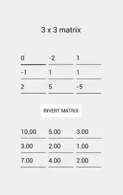 Play Inverse matrix