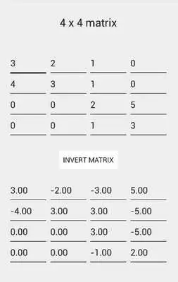 Play Inverse matrix