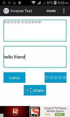 Play Inverse Text