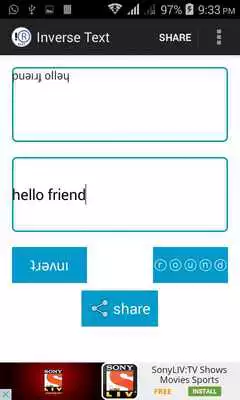 Play Inverse Text