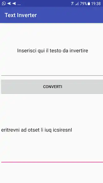 Play Invertitore di testo  and enjoy Invertitore di testo with UptoPlay
