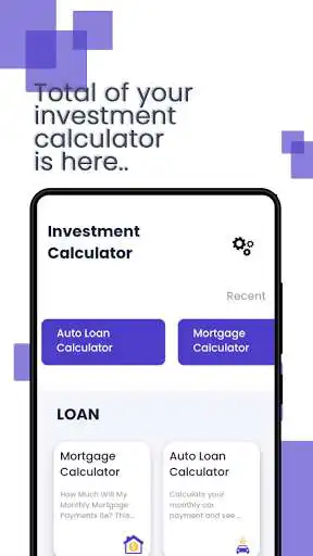 Play Investment Calculator - Finance, Loan Calculator as an online game Investment Calculator - Finance, Loan Calculator with UptoPlay