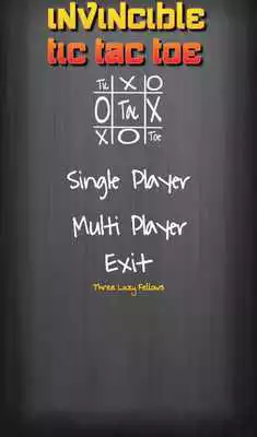 Play Invincible Tic Tac Toe