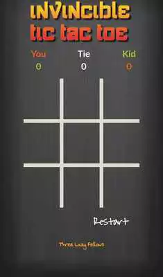 Play Invincible Tic Tac Toe