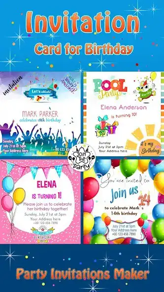 Play Invitation Card for Birthday  and enjoy Invitation Card for Birthday with UptoPlay