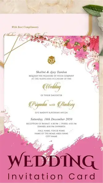 Play Invitation Card Maker 2023 as an online game Invitation Card Maker 2023 with UptoPlay