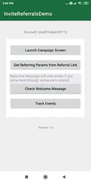 Play InviteReferrals Demo as an online game InviteReferrals Demo with UptoPlay
