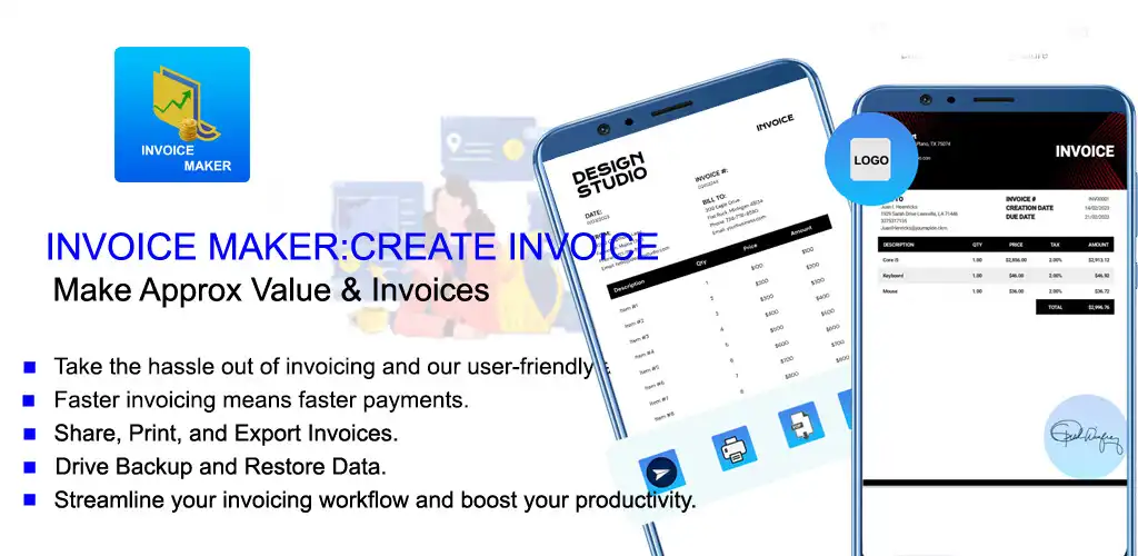 Play Invoice Maker: Create Invoices  and enjoy Invoice Maker: Create Invoices with UptoPlay