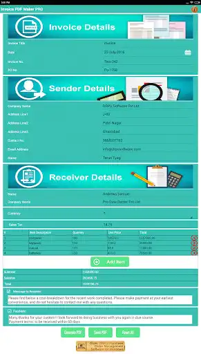Play Invoice PDF Maker for Mobile  and enjoy Invoice PDF Maker for Mobile with UptoPlay