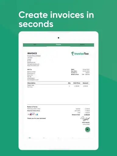 Game Invoice InvoiceToo: Invoice Maker online game with UptoPlay