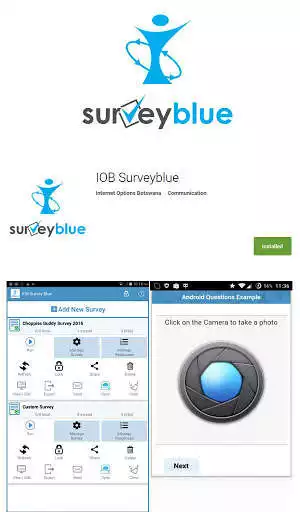 Play APK IOB Surveyblue  and enjoy IOB Surveyblue with UptoPlay com.iob.offlinesurveys