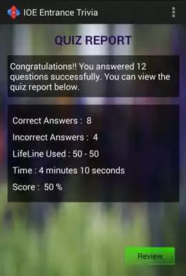 Play IOE Entrance Trivia