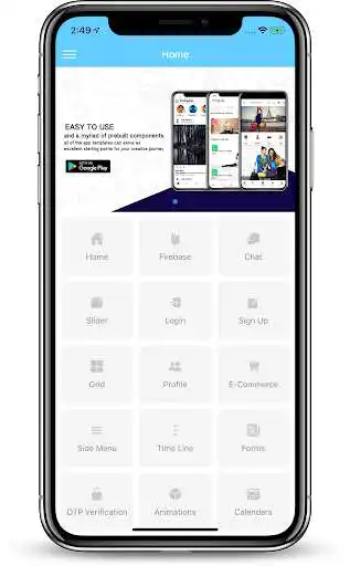 Play Ionic 5 Starter App as an online game Ionic 5 Starter App with UptoPlay