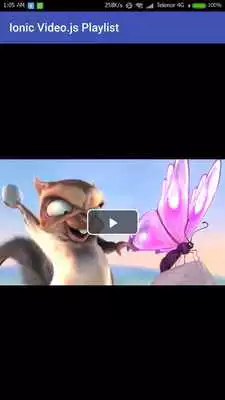 Play Ionic Video.js Playlist