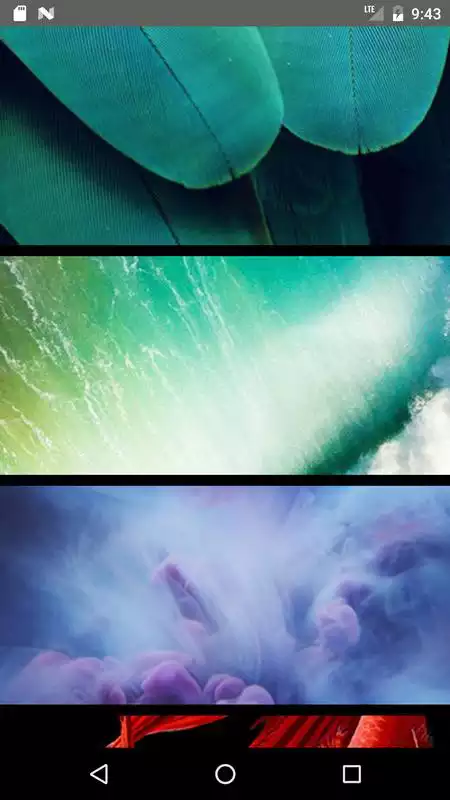Play IOS 10 wallpapers