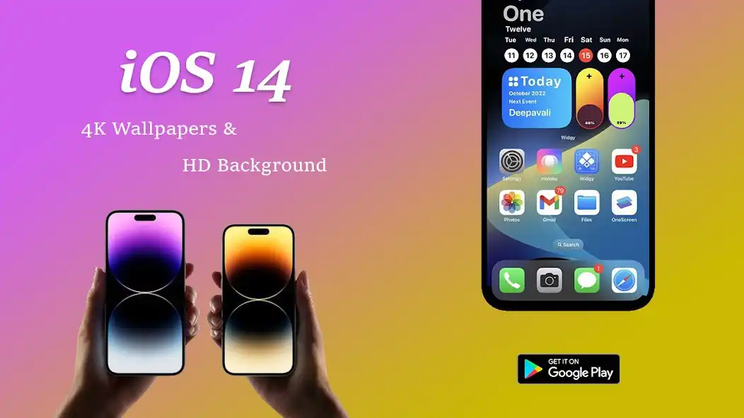 Play iOS 14 launcher for Android  and enjoy iOS 14 launcher for Android with UptoPlay