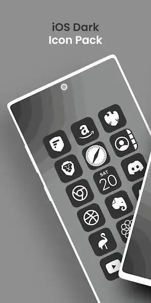 Play iOS 16 Dark - Icon Pack  and enjoy iOS 16 Dark - Icon Pack with UptoPlay