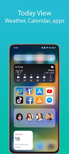 Play iOS 17 Launcher with App Lock as an online game iOS 17 Launcher with App Lock with UptoPlay