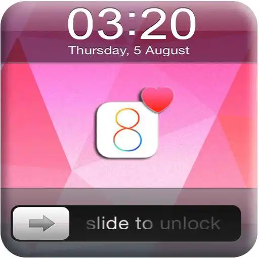 Free play online IOS 8 Screen Lock  APK