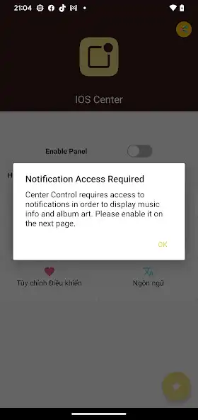 Play IOS Notification Center as an online game IOS Notification Center with UptoPlay