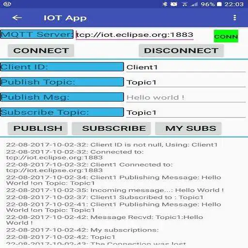 Run free android online IOT App with MQTT APK Run free android online IOT App with MQTT APK