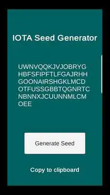 Play IOTA Seed Generator