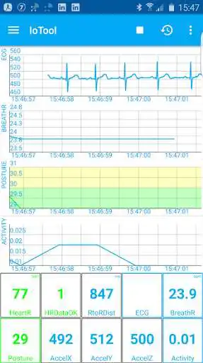 Play IoTool Xiaomi Mi Band Sensors