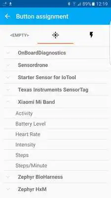 Play IoTool Xiaomi Mi Band Sensors