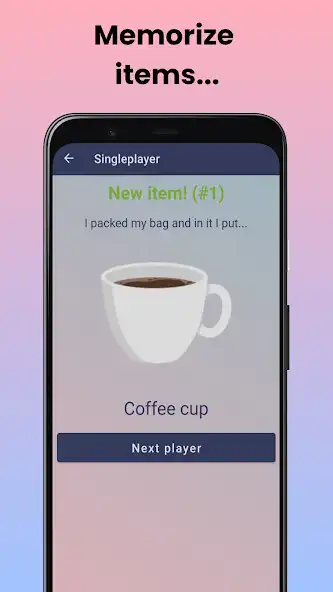 Play I packed my bag as an online game I packed my bag with UptoPlay