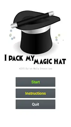 Play I pack my magic hat as an online game I pack my magic hat with UptoPlay