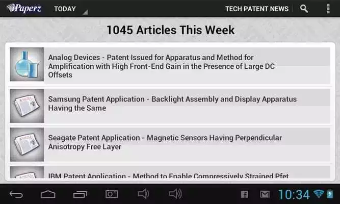 Play iPaperz Tech Patent News