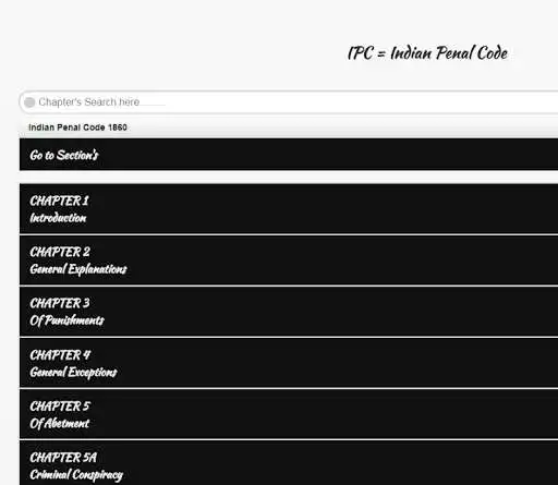 Play IPC in English Indian Penal Code 1860 as an online game IPC in English Indian Penal Code 1860 with UptoPlay