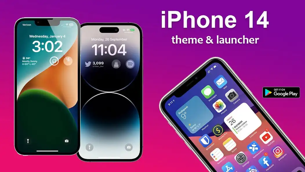 Play iphone 14 theme  launcher  and enjoy iphone 14 theme  launcher with UptoPlay