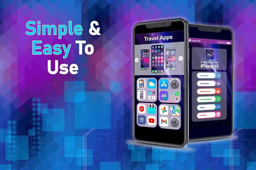 Play iPhone 15 Themes  Launcher  and enjoy iPhone 15 Themes  Launcher with UptoPlay