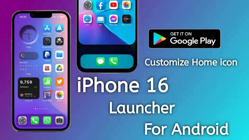 Play iPhone 16 Launcher for Android  and enjoy iPhone 16 Launcher for Android with UptoPlay