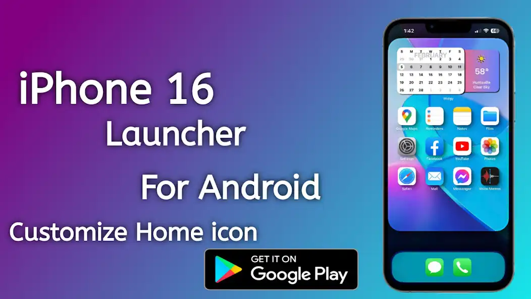 Play iPhone 16 Launcher for Android as an online game iPhone 16 Launcher for Android with UptoPlay